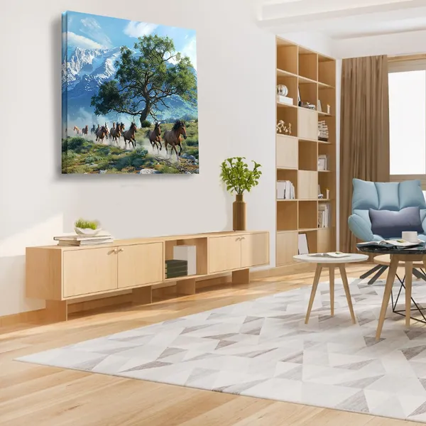 Wooden_Wall_Art_Canvas_Painting_With_Engineered_Wood_Frame