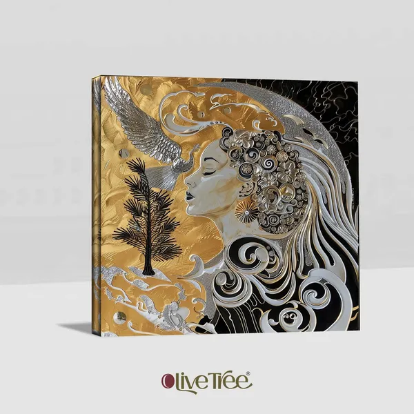 Wooden_Wall_Art_Canvas_Painting_With_Engineered_Wood_Frame