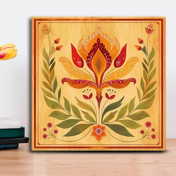 Wooden_Wall_Art_Canvas_Painting_With_Engineered_Wood_Frame