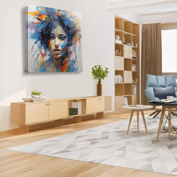 Wooden_Wall_Art_Canvas_Painting_With_Engineered_Wood_Frame