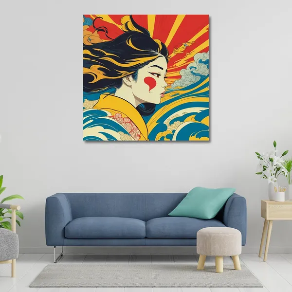 Wooden_Wall_Art_Canvas_Painting_With_Engineered_Wood_Frame