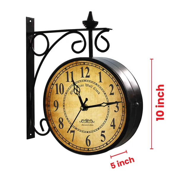 Olive_Tree_Analog_Station_Clock_Metal_Double_Sided_Wall_Clock