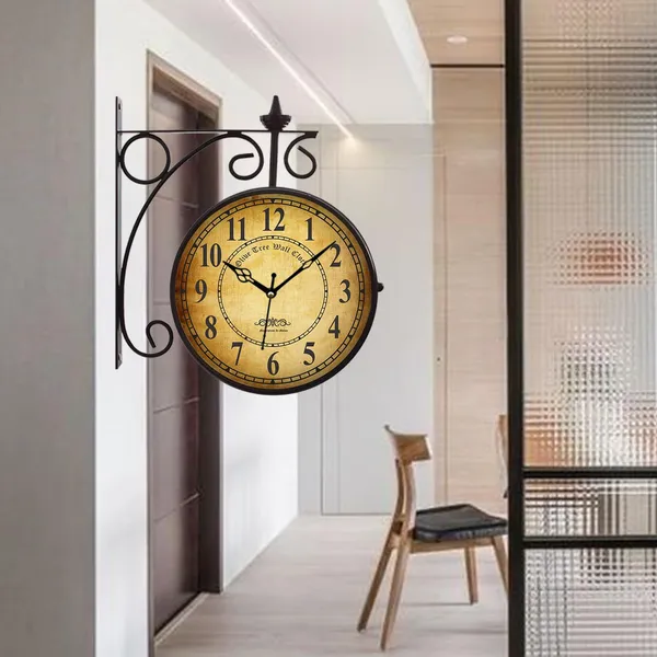 Olive_Tree_Analog_Station_Clock_Metal_Double_Sided_Wall_Clock