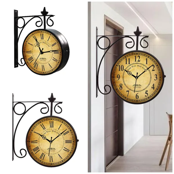 Olive_Tree_Analog_Station_Clock_Metal_Double_Sided_Wall_Clock