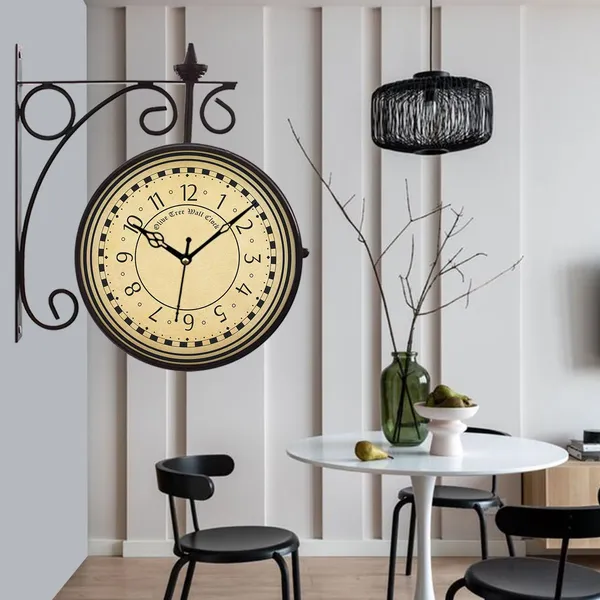 Olive_Tree_Analog_Station_Clock