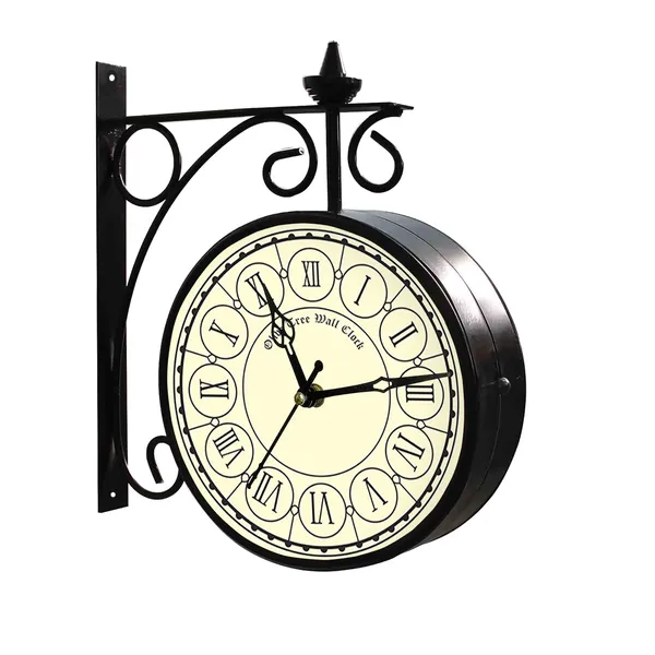 Olive_Tree_Analog_Station_Clock_Metal_Double_Sided_Wall_Clock