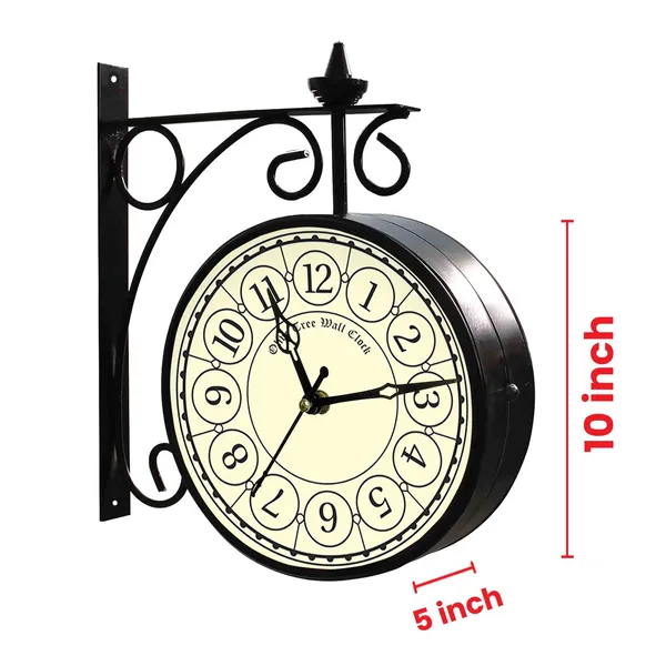 Olive_Tree_Analog_Station_Clock_Metal_Double_Sided_Wall_Clock