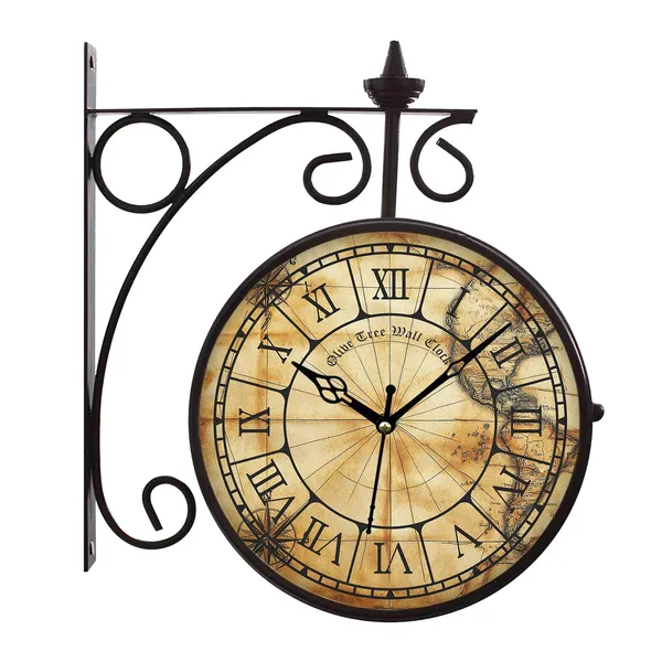 Olive_Tree_Analog_Station_Clock