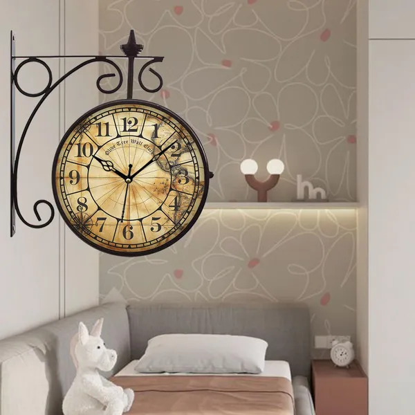 Olive_Tree_Analog_Station_Clock