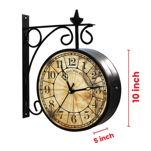 Olive_Tree_Analog_Station_Clock