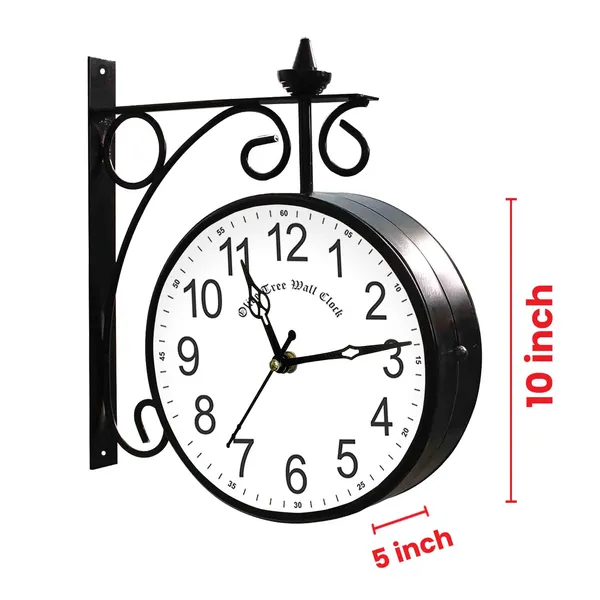 Analog_Station_Clock_Metal_Double_Sided_Wall_Clock