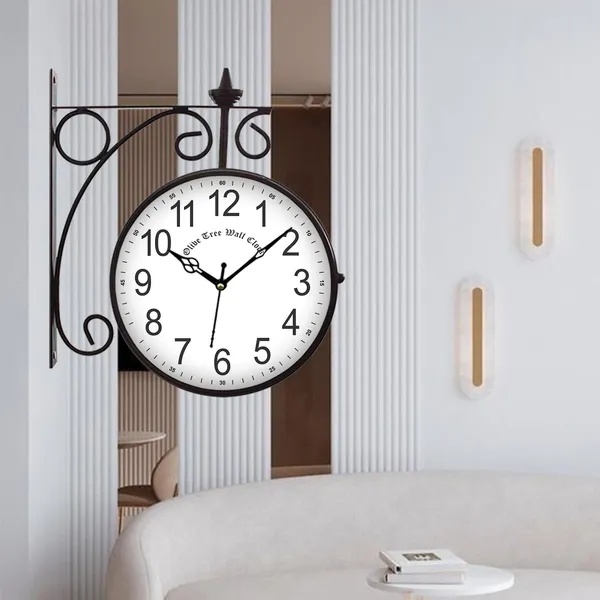 Analog_Station_Clock_Metal_Double_Sided_Wall_Clock