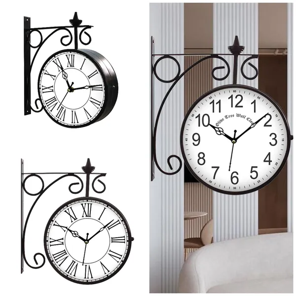 Analog_Station_Clock_Metal_Double_Sided_Wall_Clock