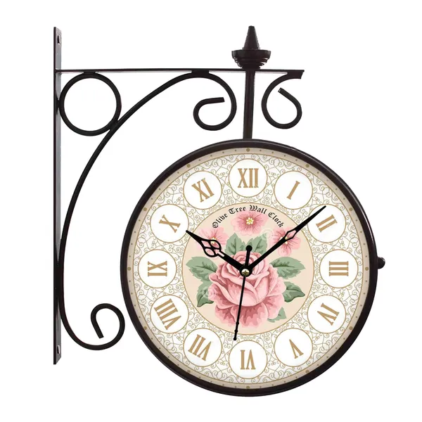 Olive_Tree_Analog_Station_Clock