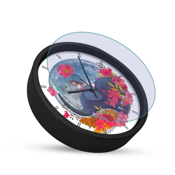 Olive_Tree_Round_Wall_Clock