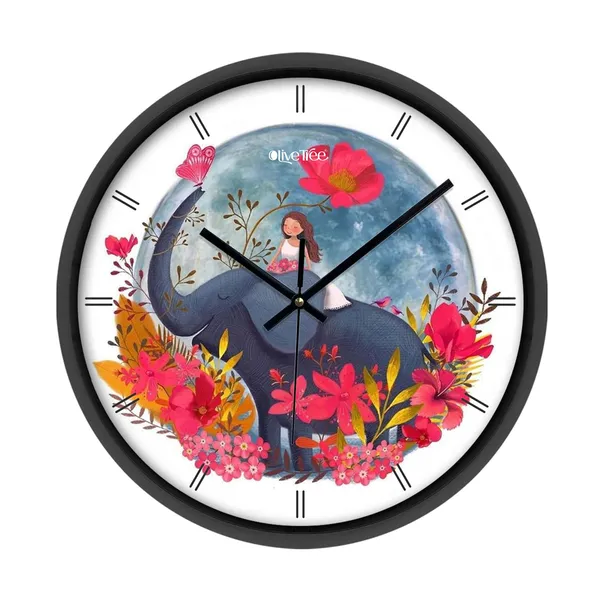 Olive_Tree_Round_Wall_Clock