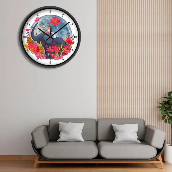 Olive_Tree_Round_Wall_Clock