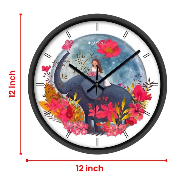 Olive_Tree_Round_Wall_Clock
