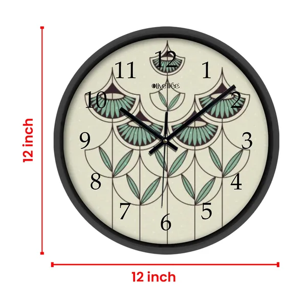 Olive_Tree_Round_Wall_Clock