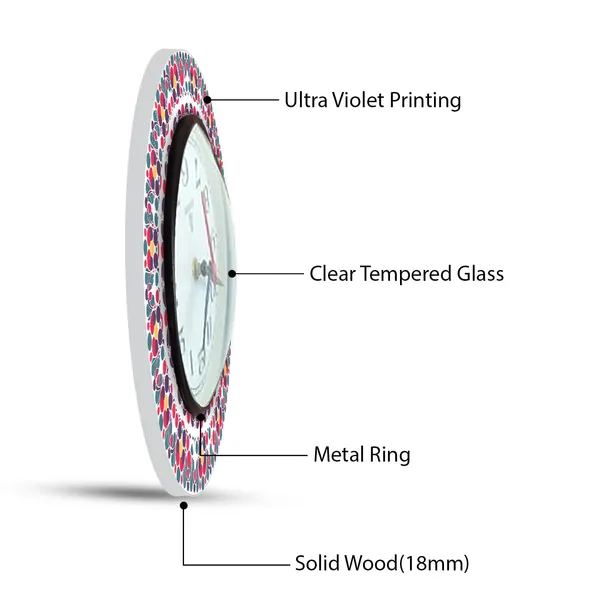 Rangoli_Wall_Clock