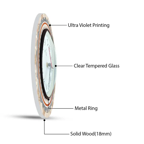 Rangoli_Glass_Wall_Clock