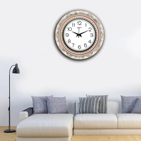 Rangoli_Glass_Wall_Clock
