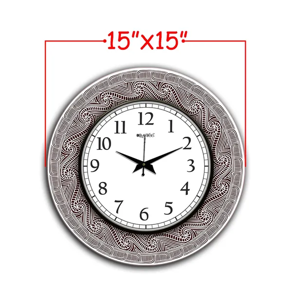 Rangoli_Glass_Wall_Clock