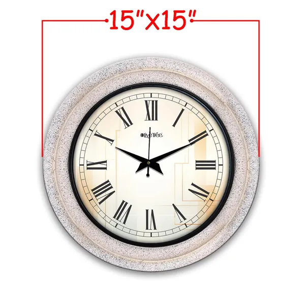 Olive_Tree_Round_Wall_Clock