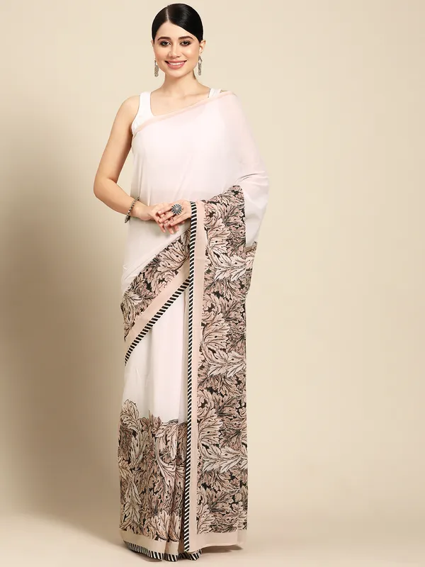 Pink_Floral_Pure_Cotton_Saree_For_Women