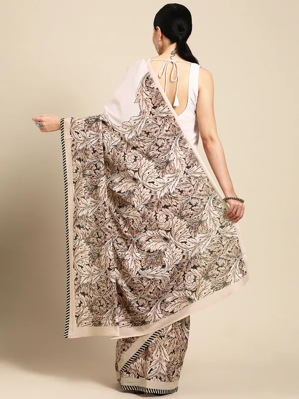Pink_Floral_Pure_Cotton_Saree_For_Women