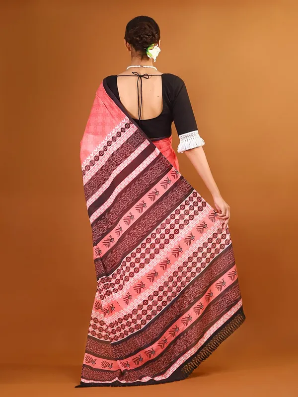Pink_Ethnic_Moti_Printed_Pure_Cotton_Saree_For_Women