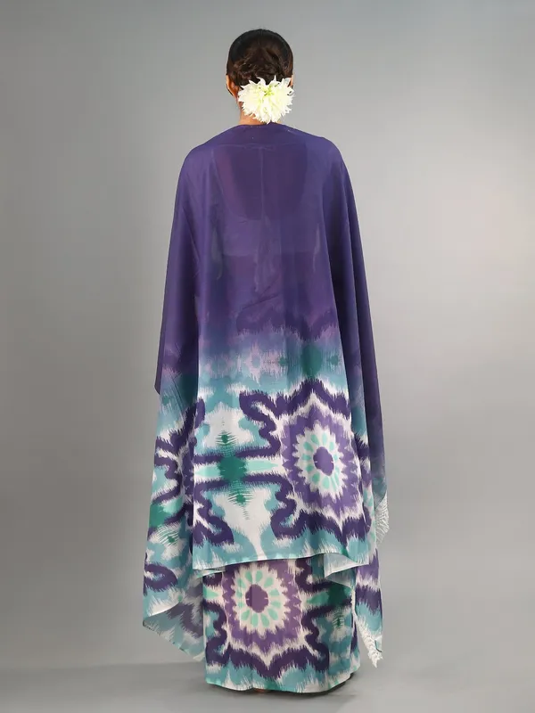 Purple_Ethnic_Moti_Printed_Pure_Cotton_Saree_For_Women