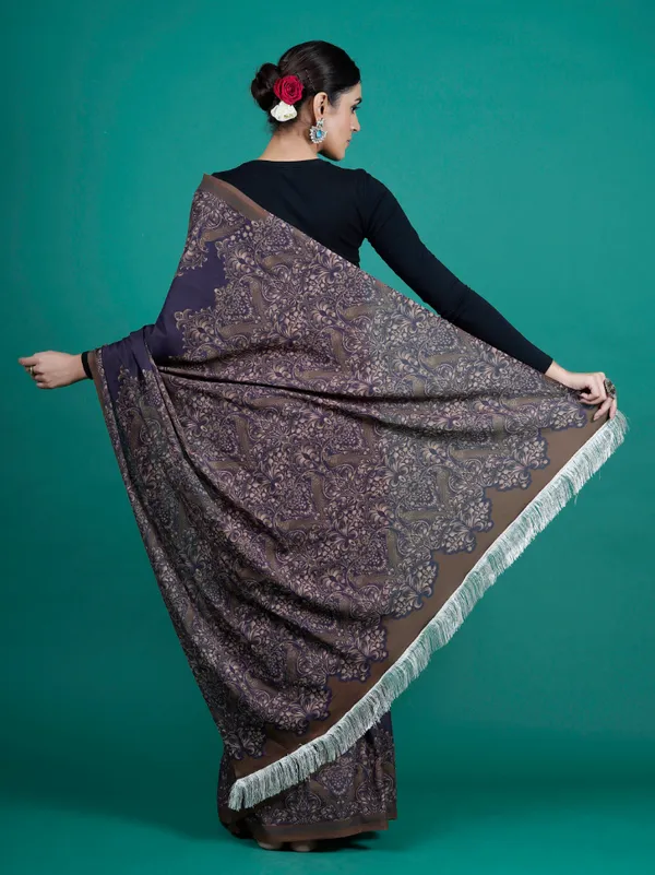 Lavender_Floral_Printed_Pure_Cotton_Saree_For_Women