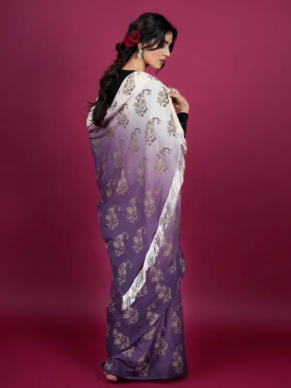 Purple_Floral_Woven_Design_Pure_Cotton_Saree_For_Women