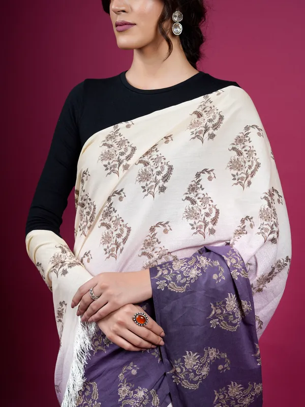 Purple_Floral_Woven_Design_Pure_Cotton_Saree_For_Women