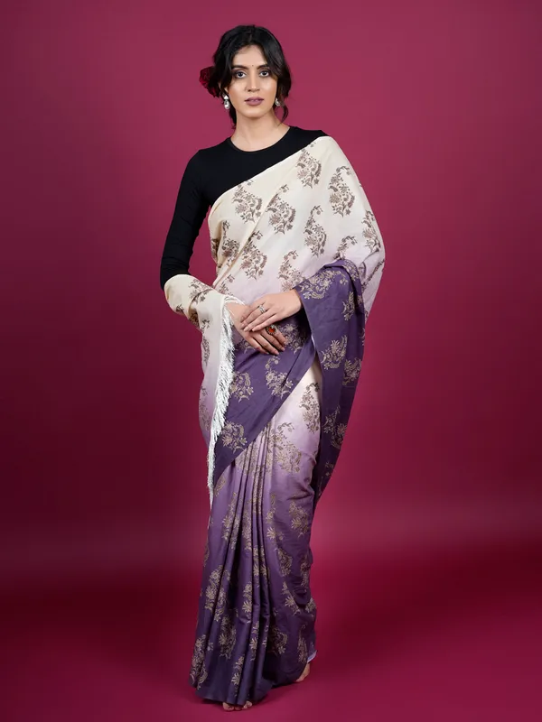 Purple_Floral_Woven_Design_Pure_Cotton_Saree_For_Women