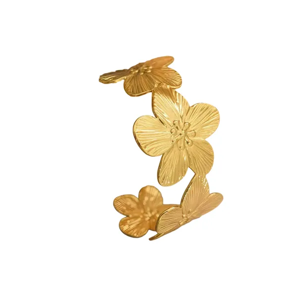 Golden_Floral_Bracelet