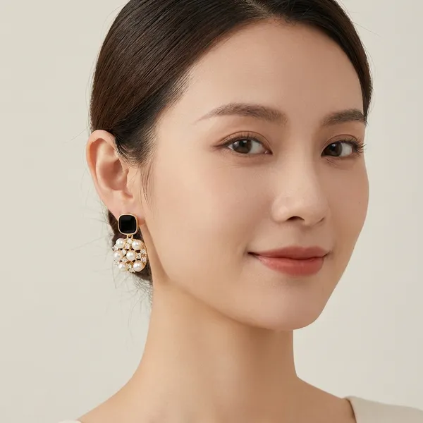 Black_And_Pearl_Statement_Drop_Earrings