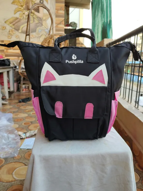 Pink__Baby_Bag_Polyester_Tote_Backpack_For_Women