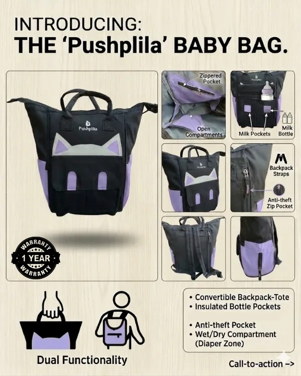Black_with_Purple_Polyester_Tote_Bag_For_Women