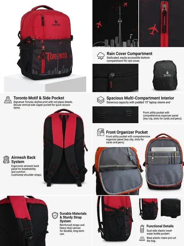 Red_and_Black_Toronto_Travel__Backpack_For_Unisex_(Multi_Use_)