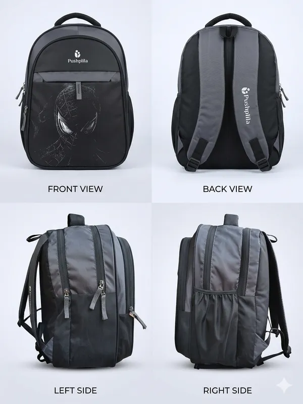 Black_and_Grey_Polyester_Backpack_For_Unisex