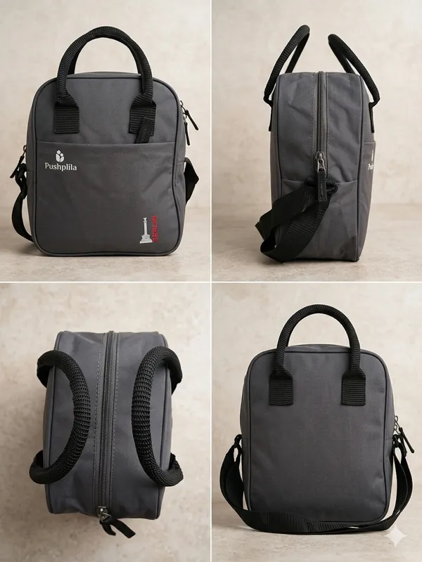 Grey__Polyester_Tiffin__Lunch_Bag_For_Unisex
