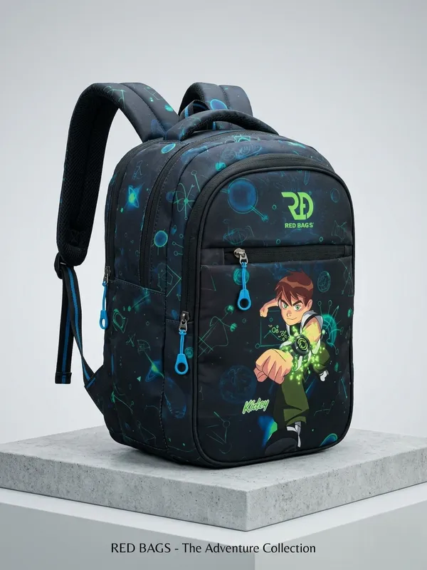 Green_Kidzy_(Ben_10_)_School_Bag_For_Boys_Class_1_To_5
