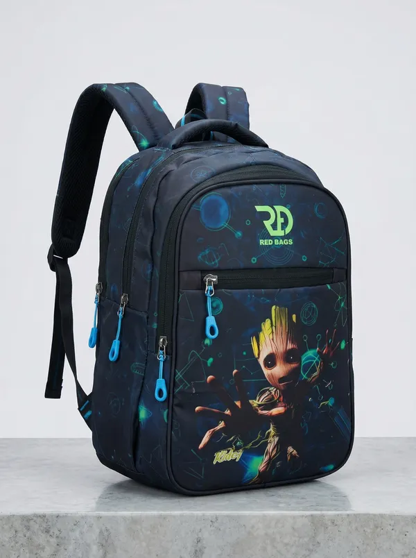 Green__Kidzy_(Groot)_School_Bag_For_Boys_Class_1_To_5