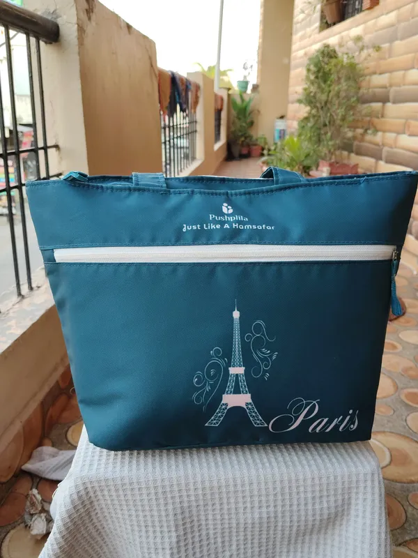 Teal_Blue_Polyester_Tote_Bag_For_Women