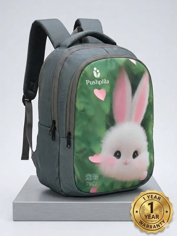 Forest_Green__Polyester_Kids_School_Backpack_For_Kids