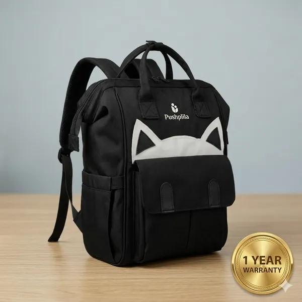 Black_Polyester_Baby_Bag__Hiking_Backpack_For_Women_