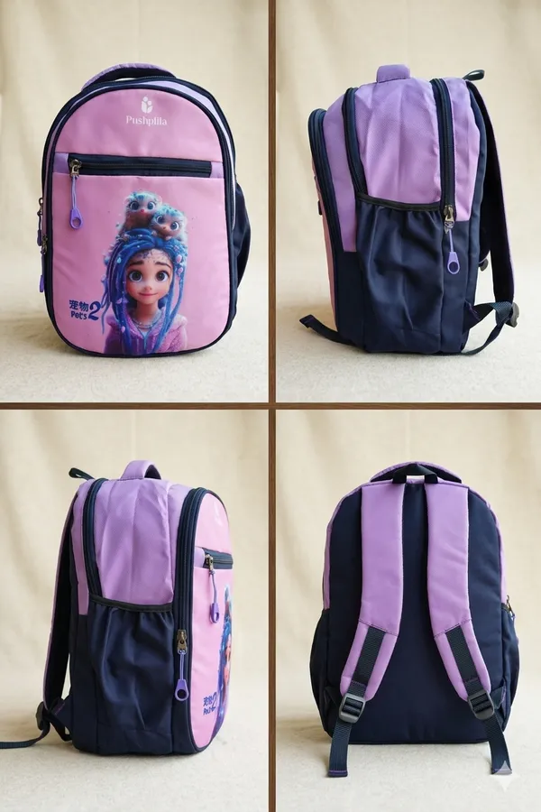 Purple_Polyester_Kids_School_Backpack(_Nursery_To_1st_Class__)