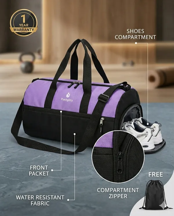 Lavender_Gym_Bag_For_Womens
